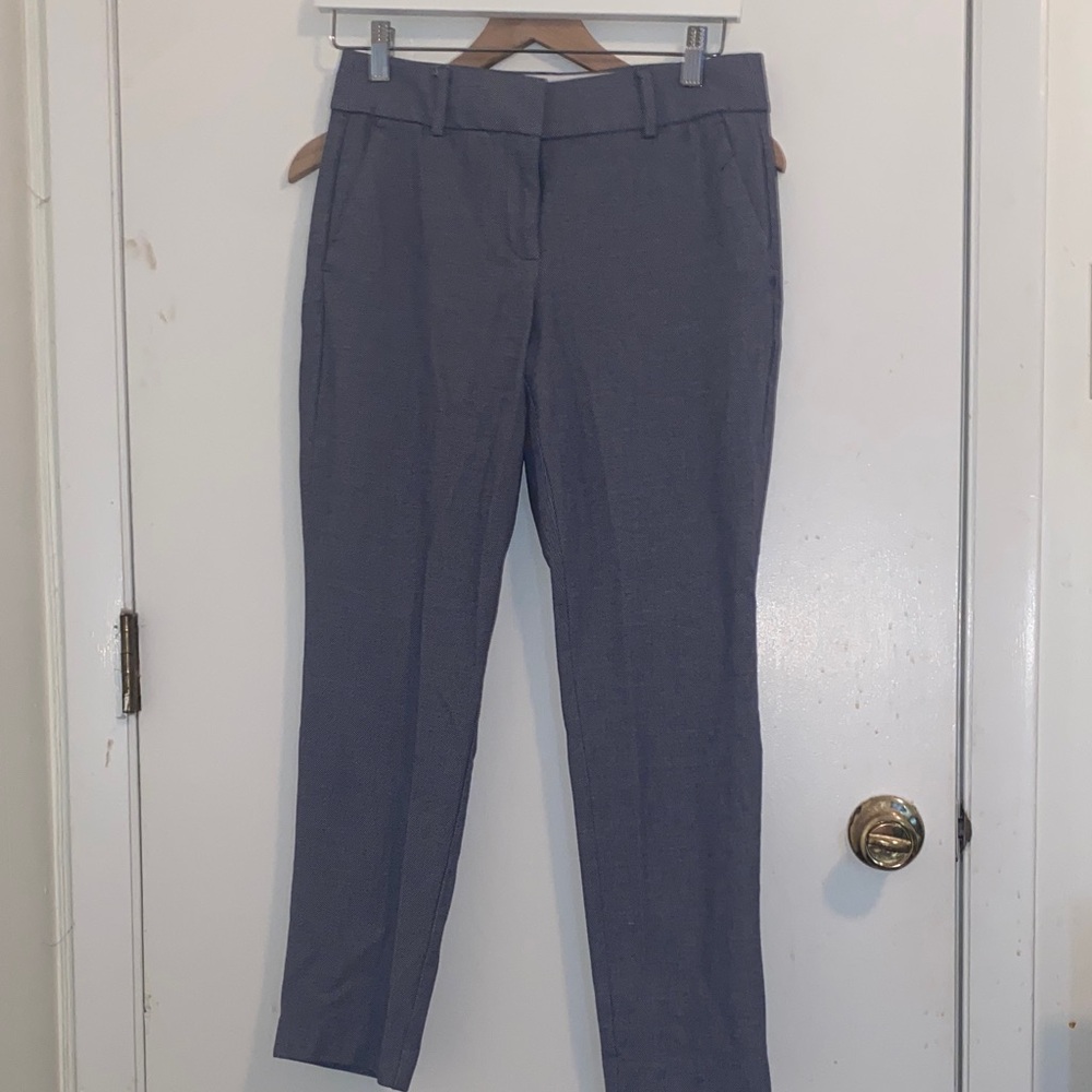 LOFT Women's Julie Fit Straight Leg Pants in Light Blue